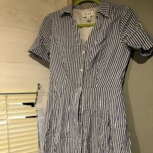 Blue stripped dress